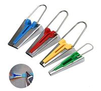 4pcs Bias Tape Maker Set, Durable Hard Plastic and Stainless Steel, Sewing Binding Quilting Tools, Perfect for DIY Patchwork Arts and Crafts