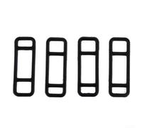 4Pcs Bicycle Mounting Straps Silicone Elastic for Easily Attaching Tools and Accessories to Your Bike (A)