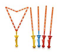 4PCS Big Bubble Wands, Sword-Shaped Bubble Wands for Kids Giant Wand with Big & Small Bubbles, 18 Inch, Random Color