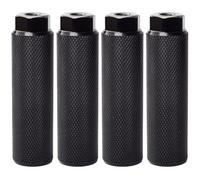 4Pcs Bike Pegs,Aluminum Alloy Anti-Skid Lead Foot Bicycle Pedals BMX Pegs for Cycling Rear Stunt 3/8 Inch Axles