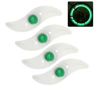 4pcs Bike Spoke Light, Kids Bike Accessory for Visibility & Night Time Battery Powered Easy to Install LED Cycling Accessory Multicolored High Brightness Safe and Waterproof Safety, Decoration, Gift