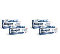4pcs Biorepair - Intensive Night Repair Toothpaste 75 Ml Mineralize Enamel Protection Plague Fill Holes Gradually Microparticle Repairs Protect Tooth Enamel Helping to Prevent Repair Decay