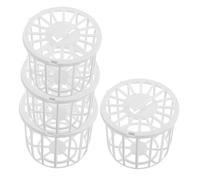 4pcs Bird Nesting Kit for Breeding Durable Plastic Nest Boxes for Canaries Finches and Parrots Complete Nesting Materials for Efficient Cage Organization and Comfortable Breeding