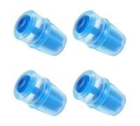 4pcs Bite Hydration Pack Bite Valve Replacement, Silicone BPA Free Bite Valve Sheath Safe Nozzle Mouthpiece Replacement Compatible with Osprey (Blue)