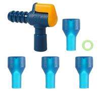 4pcs Bite Valve Replacement Mouthpiece, Hydration Pack Bite Valve for Camelbak Hydration Bladder with 1 Angled Hose Connector and 1 Sealing Ring Silicone Mouthpiece Replacement Accessories