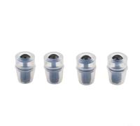4pcs Bite Valve Replacement Sheath for Water Bladder Hydration Reservoir Silicone Nozzle Cover Leak Proof Fit Most Packs 2.7x1.8cm(Black)