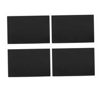 4pcs Black A4 Anodized Aluminum Engraving Plate for DIY Signage