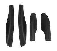 4PCS Black ABS Car Roof Luggage Rack Rail End Cover Shell Protector For Fortuner 2004-2014 Car Roof Rack