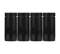 4pcs Black Abs Refillable Twist-up Deodorant Containers