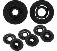 4Pcs Black Car Floor Mat Clips Retainers Anti-Slip Carpet Fixing Holders for Vehicle Mats Interior Accessories, Direct Replacement Component, Optimal Component Reliability, Professional Automotive ...