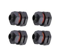 4Pcs Black Dustproof Waterproof IP68 Breather Screw Air Vent, M12x1.5 Pressure Reducing Valve, Lighting Breather Plug for Moisture and Pressure Control Venting Screw for Outdoor Electrical Enclosures