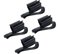 4Pcs Black Fish for Tank Mounting Clip Water Pipe Hose Holder Multifunction Adjustable Clamp for 0.31""-0.62"" Dia Tub Aquarium Tube Holder, Aquarium Air Pump Accessories Aquarium Pumps and Filters