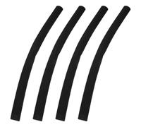 4pcs Black Foam Sponge Stroller Handle Sleeve Grip Cover for Prams | Textured Finish, Wear Protection, Set, for Safety Bar and Daily Park Strolls