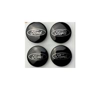 4Pcs Black for Ford 54mm Wheel Center Caps Hubcaps Rim Caps Emblems