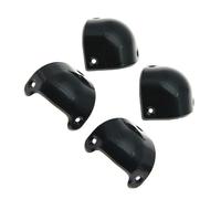 4pcs Black Guitar Amplifier Speaker Cabinet Corner Protectors Guitar Amplifier Corner Protector Guitar Instrument Accessories