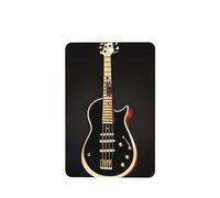 4pcs Black Guitar Car Aroma Diffuser Rectangle Hanging Fragrance Tablet Car Interior Decoration Closet Shoe Closet Fragrance Freshener