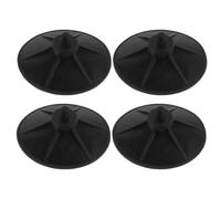 4pcs Black Rubber Suction Base for Boxing Training Sandbag Support | Lightweight Portable Floor Anchor, Stable Support for Fitness Use, Replacement Part, Black Finish