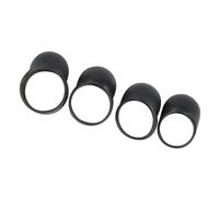 4Pcs Black Silicone Knocking Finger Sleeves Steel Tongue Drum Pick Drumstick Holders Fingers Tool Easy to Play Drumstick Holders Tool Percussion Instrument Accessories Soft and Comfortable Sleeves