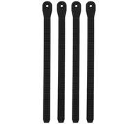 4Pcs Black Skate Energy Strap with Screws, 25x2x0.3cm Roller Parts | PVC Replacement Buckle, Comfortable Fit, Firm Boot Lockdown, DIY Swap for Maintenance during Intense Skating Sessions