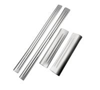 4Pcs Black Stainless Steel Door Sill Scuff Plate Compatible With Honda HR-V | Fits Vezel And HRV 2021 2022; Includes Front And Rear Inner Trim Covers