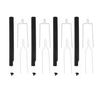 4pcs Black Stainless Steel Two Claw Ic Chip Puller Tool for Repair