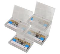 4pcs Blank Audio Cassette Tape 30 Minute Plastic Case Recording Media