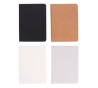4Pcs Blank Graffiti Sketch Book for Writers and Planners 14x10x0.5cm | Paper Pages, Simple Vintage Style, Flat-Lay Opening, for Pens, Pencils, Sketches, Home Use