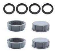 4pcs Blanking Cap For Washing Machine 45mm Kitchen Sink Waste Pipe Blanking Cap Plumbing Fittings for Washing Machine Trap Blanking