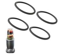 4pcs Blender Gaskets with Lip,Silicone Seal Rings,Blender Gasket Replacement for Nutribullet Rubber Ring Seal Rings Gaskets with Lip,Compatible with NUTRIBULLET 600W 900W Blender