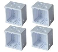 4PCS Blind Brackets White Profile Box Mounting Bracket Window Blinds Headrail Bracket Window Blinds Headrail Holder , Brackets for