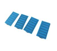 4pcs Blue Aquarium Carbon Filter Replacement Enhanced Water Quality for Aquariums PVC Blue 5.8in 100%