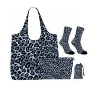 4Pcs Blue Leopard Print2 Gifts for Women Girls Leopard Lover