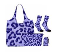 4Pcs Blue Leopard Print3 Gifts for Women Girls Leopard Lover