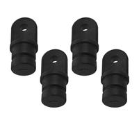 4pcs Boat Bimini Top Cover Cap outside Eye End 7/8" Nylon Black for Bimini Top Frame, Canopy Hardware Systems, Outdoor Marine Use