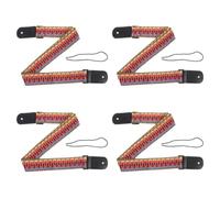 4pcs Bohemian Cotton Ukulele Shoulder Strap for Banjo and Ukulele