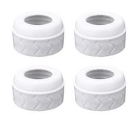 4pcs Bottle Nipple Collars Rings for Dr. Brown's Narrow 4oz & 8oz Bottles | No Leak or Spills Replacement Nipple Ring Collars for Dr. Brown's Narrow Plastic & Glass Bottles Baby Feeding Accessories