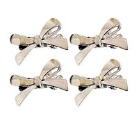 4Pcs Bows Hair Clip for Side Bangs Secure Invisible Hold Gentle on for Everyday Styling and Special Occasion Colorful Butterfly Clip