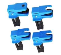 4Pcs Brake Line Stopper 1/2", 3/8", 5/16" & More Anti-Leak Brake Line Clamp Replacement Plastic, Rubber & Metal Fluid Hose Plug for Automobile