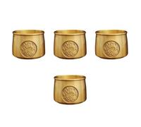 4pcs Brass Dragon Phoenix Treasure Bowl for Home Living Room Decor