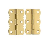 4pcs Brass Piano Music Stand Hinges - Heavy-Duty Smooth & Quiet Operation Rust-Resistant Ideal for Bookshelf & Cabinet Doors Furniture Hardware