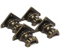 4pcs Brass Vintage Jewelry Chest Gift Box Case Decorative Feet Leg Metal Corner or with Screws Practical and Professional