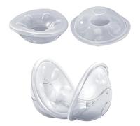 4PCS Breast Milk Collector - 50ML Reusable Milk Silicone Collector Breastfeeding, Collection Shells, Leak-Protection Catchers Breastfeeding, Gentle & Comfortable Nipple Shields for Breast Protection