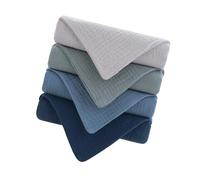 4Pcs Breathable Towels Quick-Dry Washcloths Reusable Soft Cotton Cloth for Delicate Skin & Daily Hygiene Care Baby Washcloths