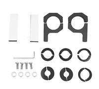 4PCS Bull Bar Clamp Bracket, Universal Aluminum Alloy Tube Holder with Rubber Inserts for Off - Road Light Mounting, Adjustable Crash Guard Clamp for 25 - 40mm Bars