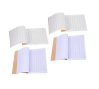 4pcs Business Record Book Ledger Book for Book Keeping Account Book