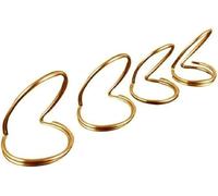 4Pcs Butterfly Finger Picks & Thumb Pick Set, Plectrums Guitar Picks, Metal Finger Picks For Acoustic Guitar, Finger Picks & Thumb Pick Set For Acoustic Guitar For Guitar, Bass, Ukulele, Golden