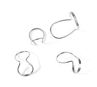 4pcs Butterfly Guitar Finger Picks Finger Guitar Picks Metal Guitar Thumb Picks Musical Instruments Accessories