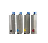 4PCS C710 C711 C711wt Toner Cartridge Compatible for OKI 710 711 C710DN C711DN 710DN 711DN Printer(44318605 06 07 08)
