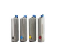 4PCS C710 C711 C711wt Toner Cartridge Compatible For OKI 710 711 C711 C710 C710DN C711DN 710DN 711DN Printer Toner Cartridge(44318605 06 07 08)