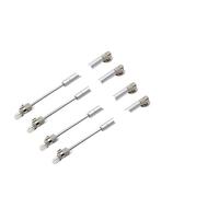 4PCS Cabinet Door Gas Spring Hinges 6-15KG Kitchen Cupboard Hydraulic Hinge Strut Lid Support Box Furniture Hardware for Cabinet(6KG (60N) (13LB))